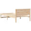 Bed Frame with Headboard Solid Pine Wood Durable-862308279-862308281