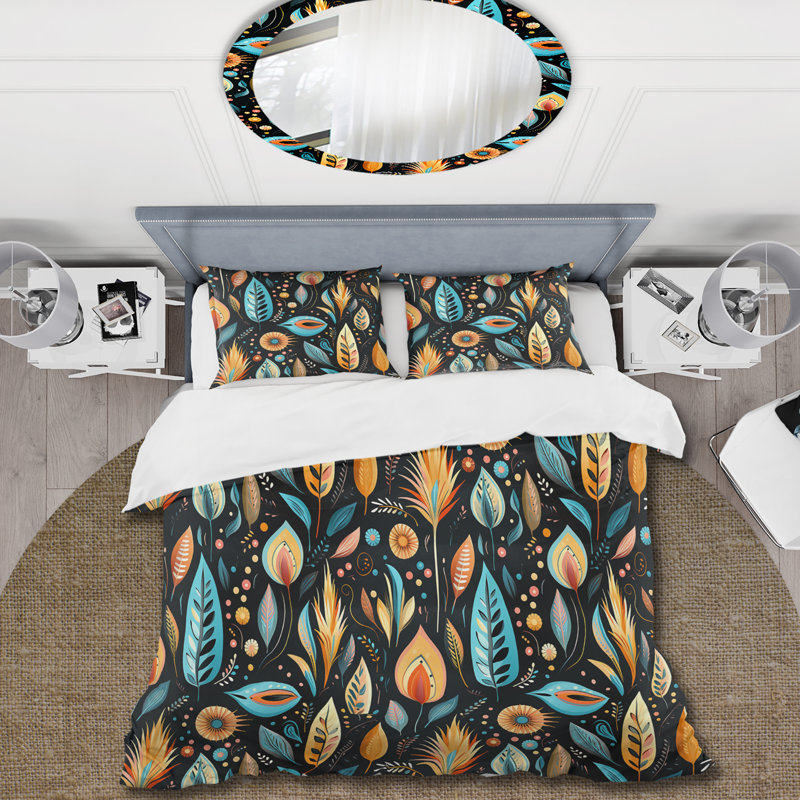 Literie Tribal Frivolity, Housse de couette simple + 1 taie décorative stan