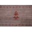 Tapis brun Gabbeh 8 x 10