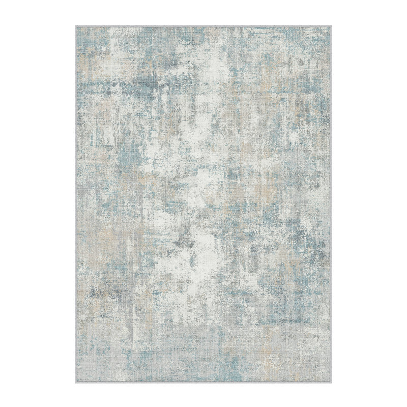 Tapis abstrait moderne Aurelia, Rectangle 8' x 10'