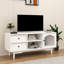 Meuble télé moderne avec plusieurs options de rangement et fabrication robuste