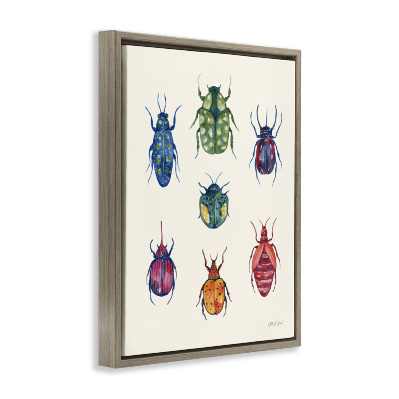  Art mural varié sur toile Floater, Cadre flottant orme Montalcino, H 31 po x l 25 po