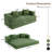 83“ Foldable Sleeper Sofa Bed – Convertible Mattress Couch With 2 Removable Pillows-131198535