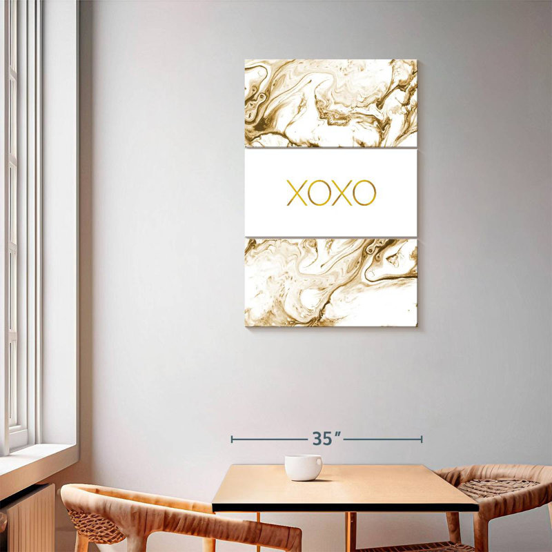Tergel XOXO Typography, 57" H x 36" W