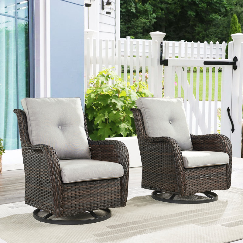 Fauteuil d'appoint avec coussins Schutt, Beige, Brun