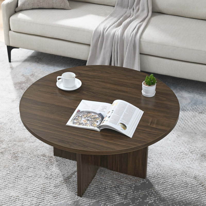 Table basse moderne minimaliste, table basse en bois massif, table basse de style nordique, conception simple, convient à la maison et au bureau