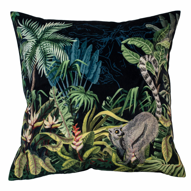 Aleatra Abstract LEMUR Sqaure Throw Cushion