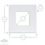 Bevelled Shadow Box Picture Frame with Mat-55856469-55856470