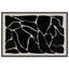 Abstrait motif girafe noir et blanc abstrait - reproduction sur toile flottante-188618261-188618258