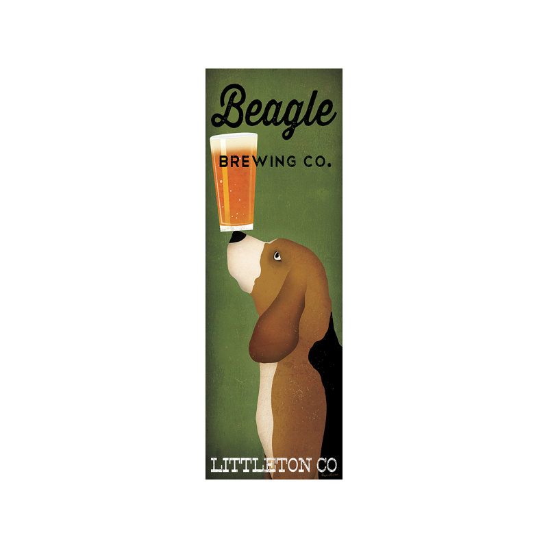 Beagle Brewing Co. by Ryan Fowler - Wrapped Canvas Panoramic Print, 30.48 cm H x 91.44 cm W x 1.91 cm D