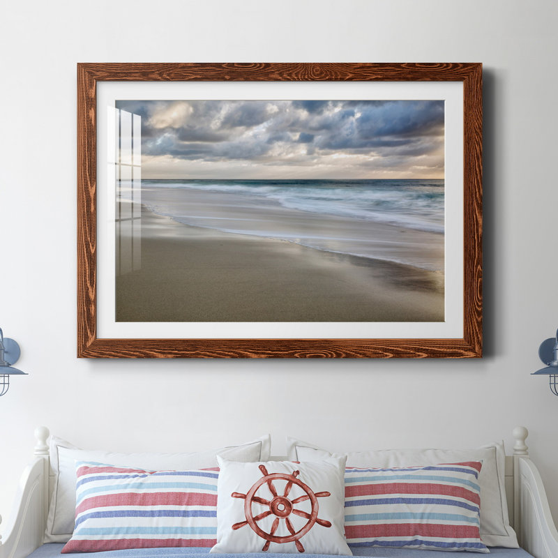 «La Jolla Sunset» par J Paul, reproduction d'art graphique sur papier encadré, H 37,5 po x l 27,5 po x P 1,5 po