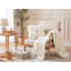 Couverture en polaire pour lit simple / simple TG Bedsure - Jeté chaud pour lit et canapé-lit - Blanc-105504209-105504211