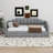 Daybed With Storage Drawers & Pop Up Trundle, Upholstered Extendable Daybed With LED Lights-1834695664