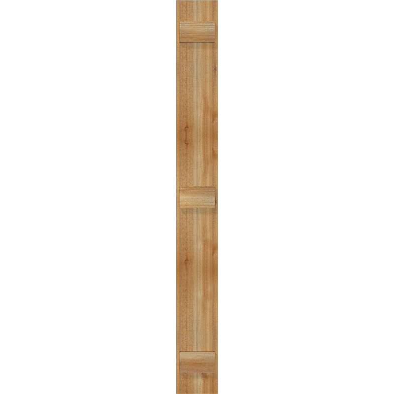 TimberCraft 5 3/8 "planches jointes à panneaux n-batten, cèdre rouge de l'Ouest (par paire), 21 1/2 po, 64 po