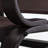 Outdoor Glider Seat In Brown - Steel, Comfortable Rocking Garden Chair Ergonomic, Smooth Rocking, Water