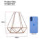 20.5cm H Metal Novelty Lamp Shade ( Screw On ) in Black