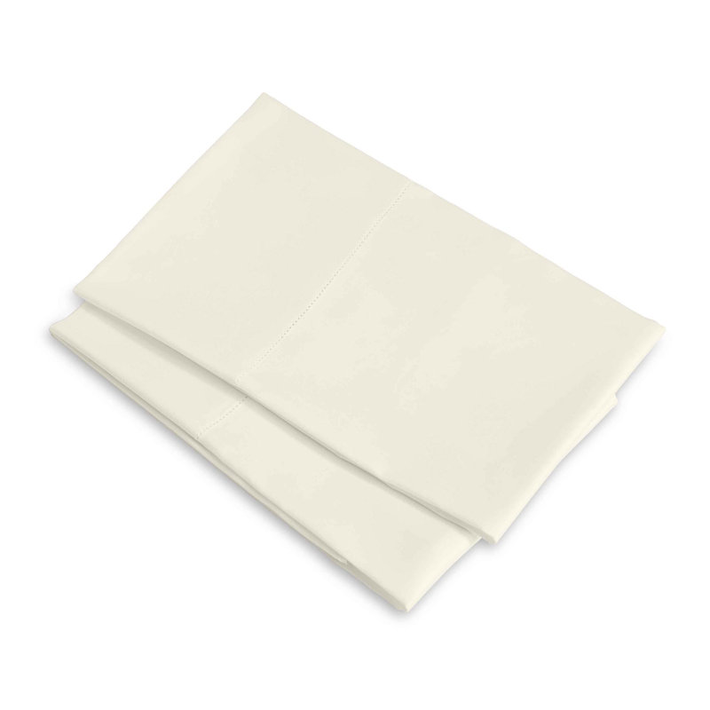 Raffaello Sateen Pillow Case, Ivory, King