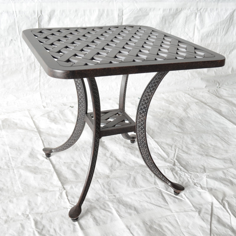 Nola Square Outdoor Side Table , 21 " W 21 " D