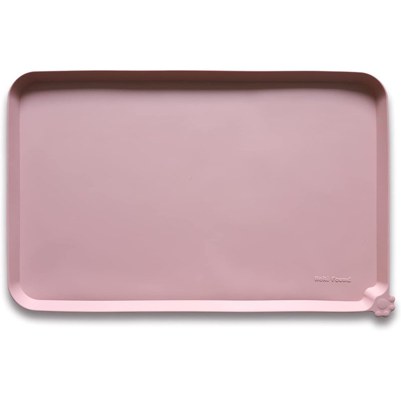 Mangeoire surélevée antidérapante, Rose neutre, 12"