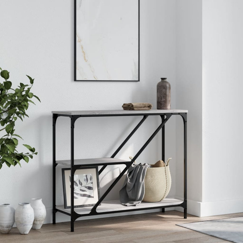 88.5cm Console Table, Grey Sonoma