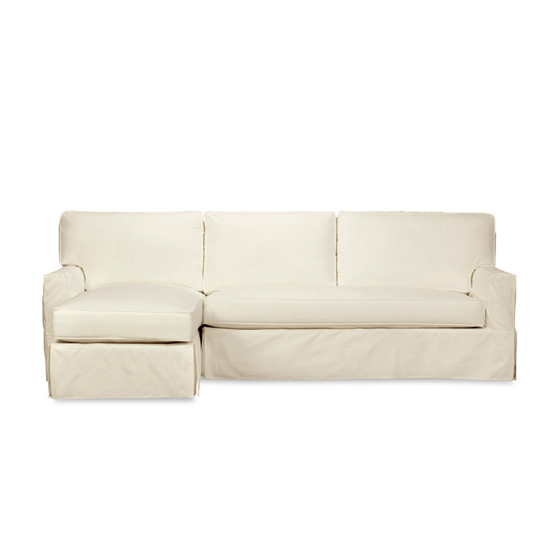 Canapé modulaire 2 pièces Taylor, Orienté à gauche (vu de face), Bayou toile naturelle