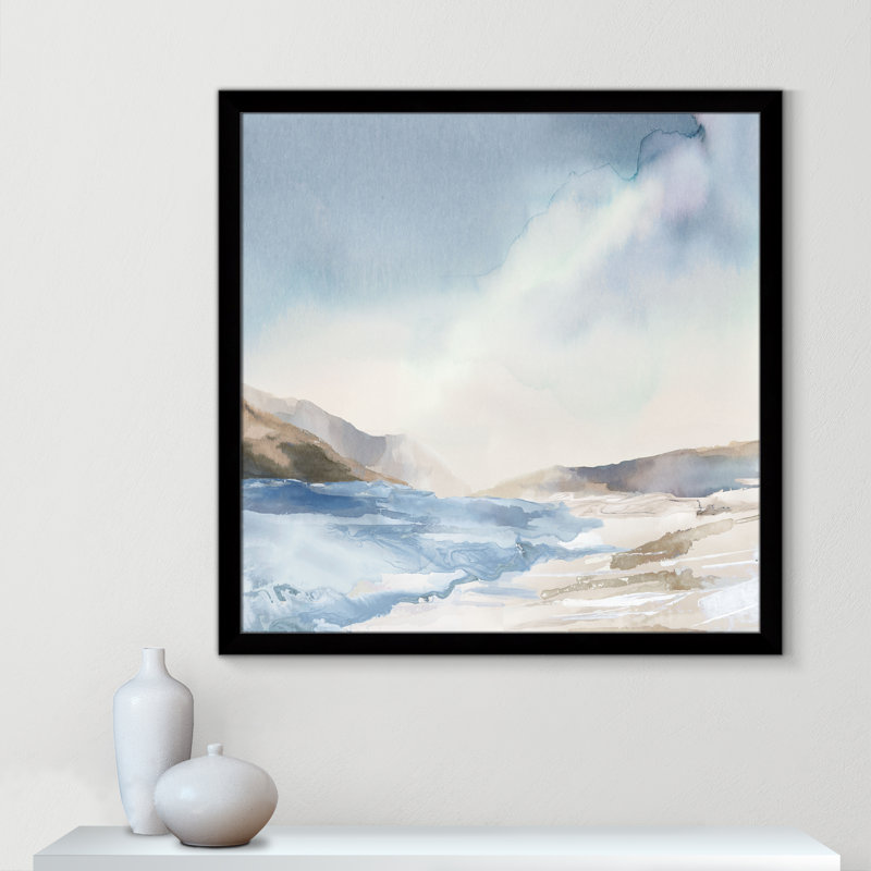 Imprimé Mystic Shores par Mystic Shores, Impression encadrée noire sans passe-partout, H 37,5 po x l 37,5 po x P 1,25 po