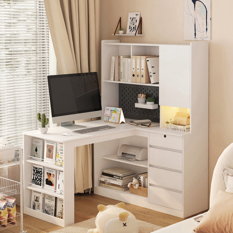 Bureau d'étude réglable pour enfants et adultes - Bureau à hauteur réglable, polyvalent pour la maison / le bureau, design compact et polyvalent