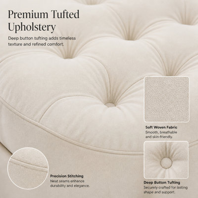 Banc de chambre, banc de pied de lit, banc rembourré en velours avec 2 coussins amovibles, repose-pieds confortable, pouf pour chambre, salon, entrée