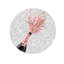 Sparkly Champagne Round Print-55421767