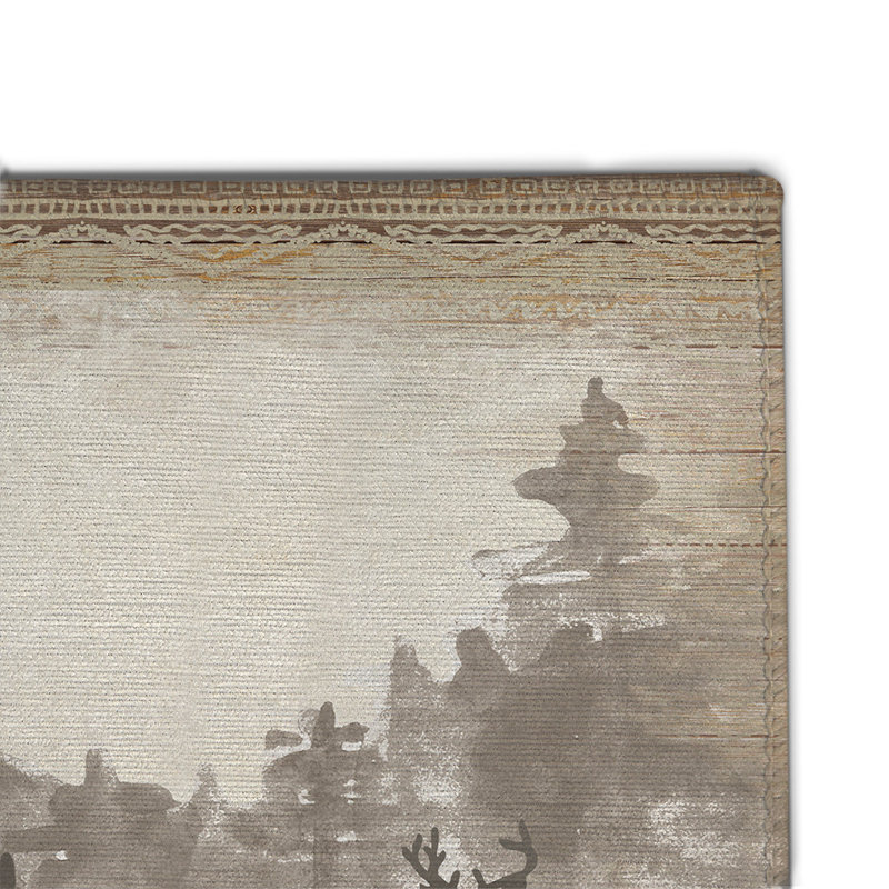 Mountain View Chenille Indoor Rug, Rectangle 4' x 6'