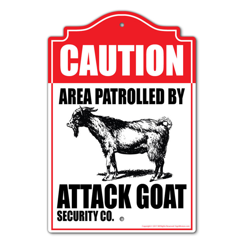 « Area Patrol » par Attack Goat-enseigne de fantaisie