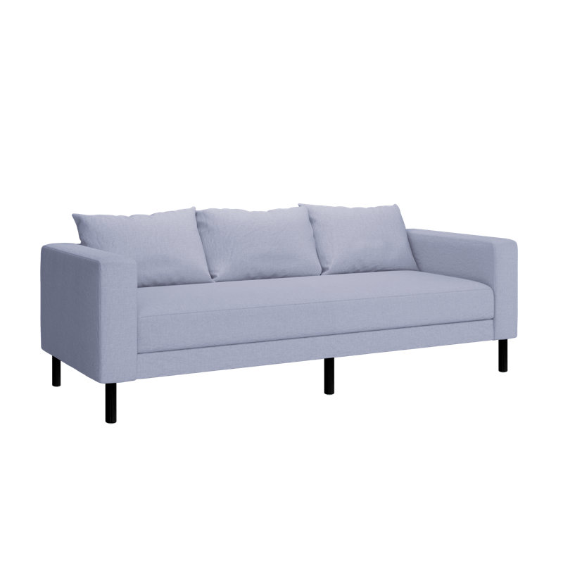 Essential Sofa, Thistle Hemp Blend, Metal