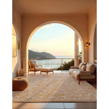 Sharm Rectangle Area Rug in Orange