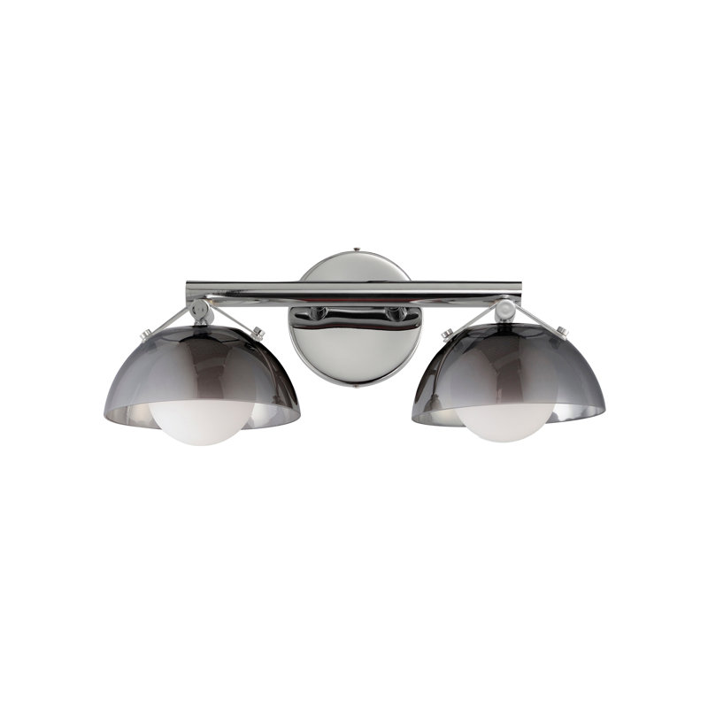 Domain 2 - Light LED Vanity Light, Mirror Smoke, Polished Chrome