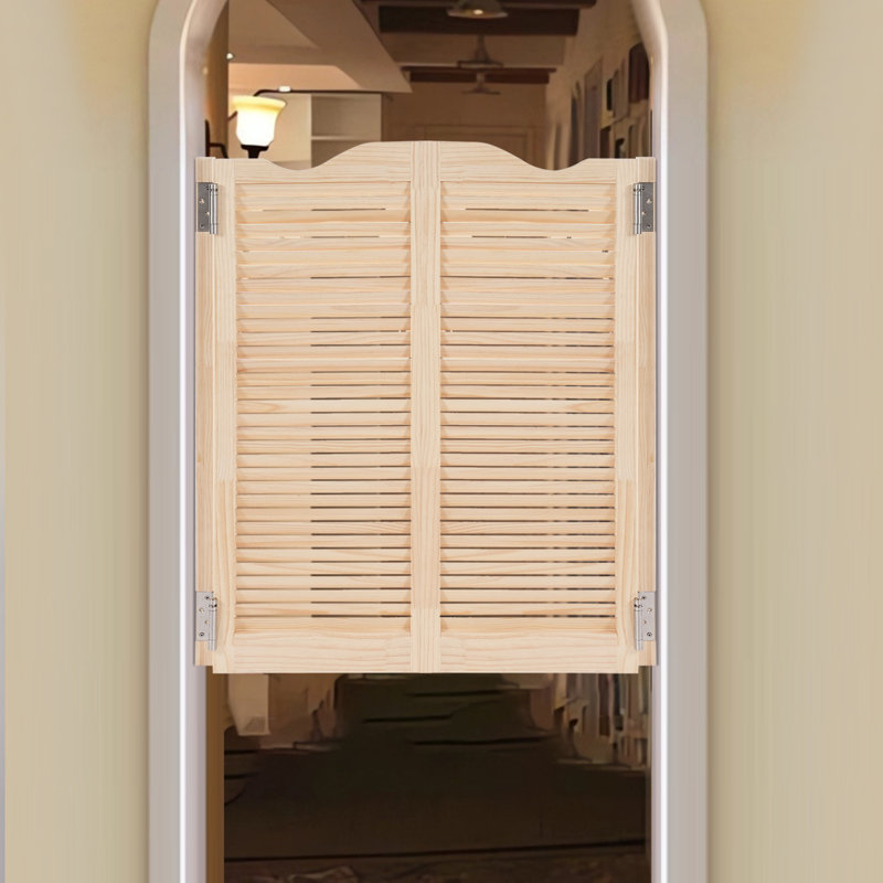 Solid Wood Café/Saloon Doors, 35.83" x 42.13", Wood