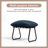 Patio Outdoor Lounge Chair Rocking Chair With Ottoman-1062662867