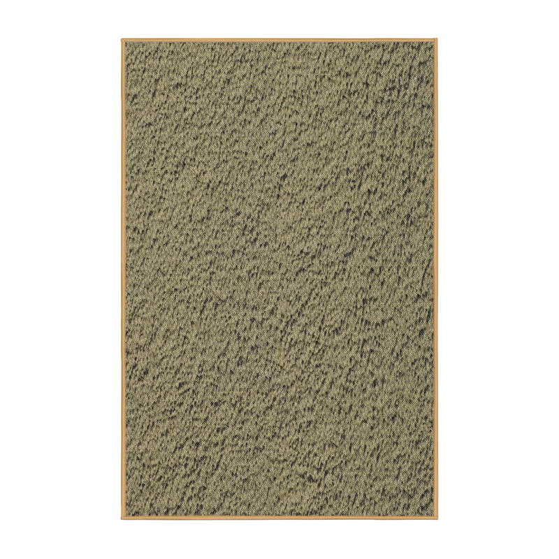 Tapis beige/jaune à motifs Genevieve, Rectangle 5 pi x 7 pi