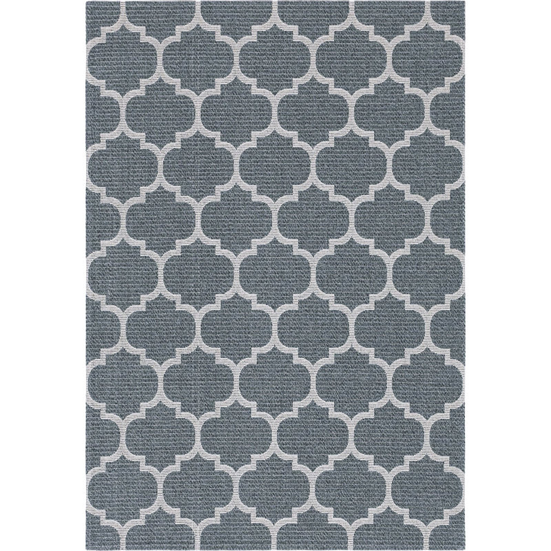 California Cotton Abstract Indoor Rug, Rectangle 5'2" x 7'5"