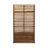 Wood Storage Bench With Rack - Enhance Your Home Entry Color 37.63" Wide X 17.65" Deep 69.14" High Entryway Appeal H W D