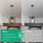 Farmhouse Light Lantern Geometric Pendant