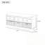 Banc de rangement avec tiroirs Gokey-1822290040