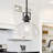 Borovno 1 - Light Matte Black Dome Pendant