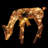Natural Twig Wrapped Rattan Grazing Deer w/ Warm White LED