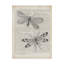 « rétro libellules on journal », reproduction d’impression sur toile tendue-33410201