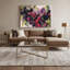 «Fruit Blackberry», art mural sur toile mauve