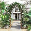 Treillis de jardin en bois Outsunny