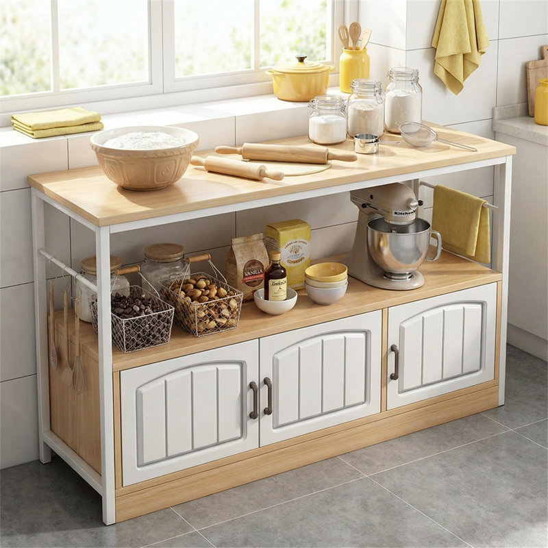 47.2-Inch Sideboard, White