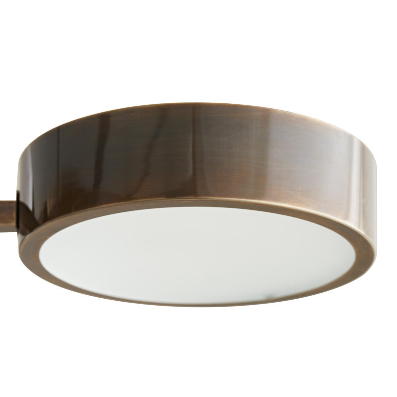 Linus 8 - Light Chandelier, Heritage Brass