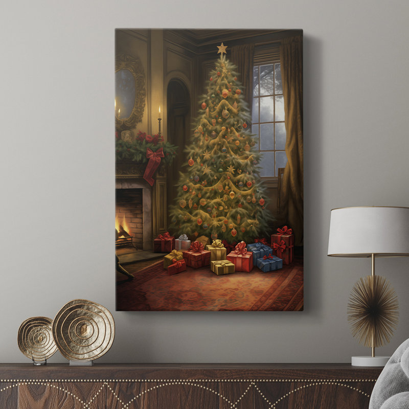 Art des Fêtes de Noël - Art déco sur mesure Cavas, H 36 po x l 24 po