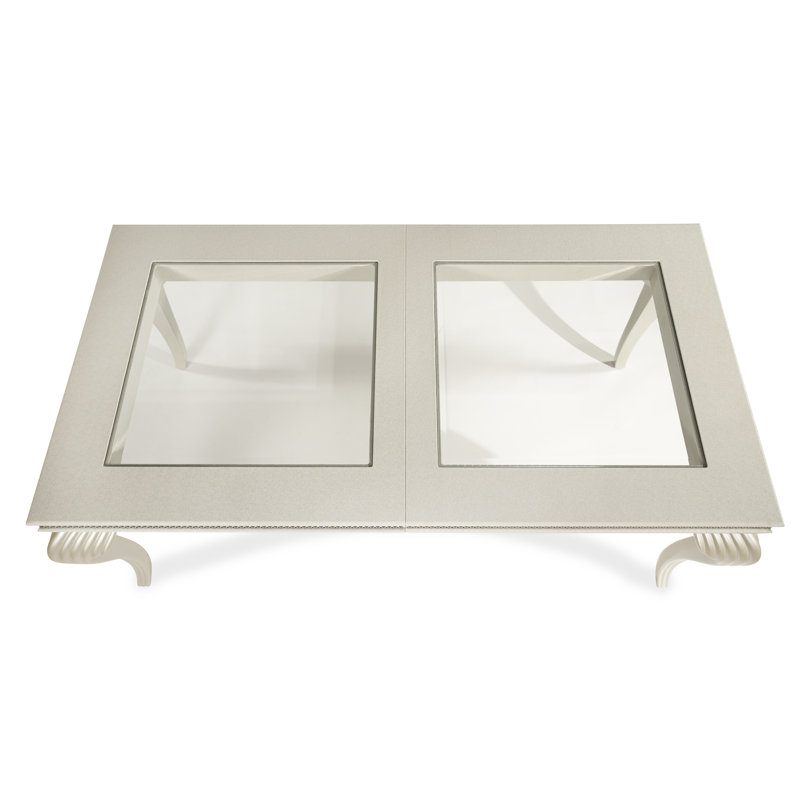 Hollywood Swank Dining Table, Pearl Caviar